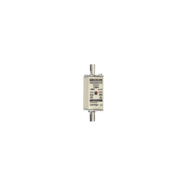 Fusible nh000 gg 100a - indicateur - 500v - Mersen - Ferraz - B219122