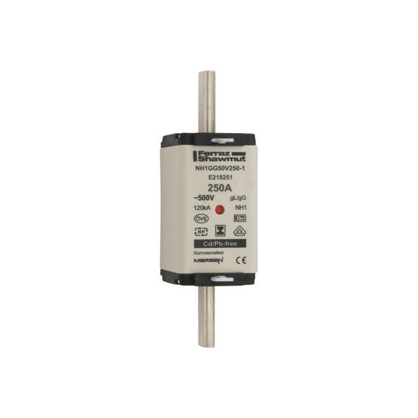 Fusible nh1 gg 250a - indicateur - 500v - Mersen - Ferraz - E218251