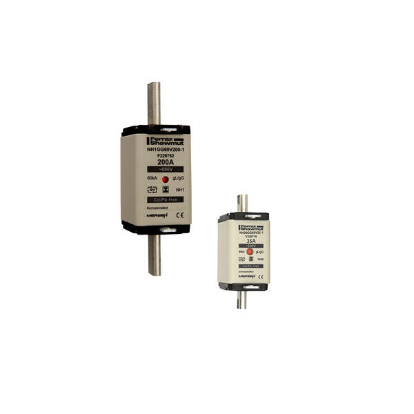 Fusible nh000 gg 80a - indicateur - 690v - Mersen - Ferraz - S229717