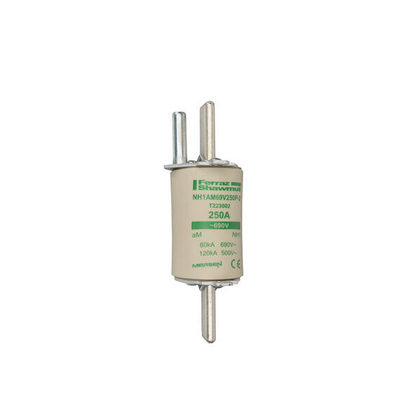 Fusible nh1 am 250a - percuteur - 690v - Mersen - Ferraz - T223002