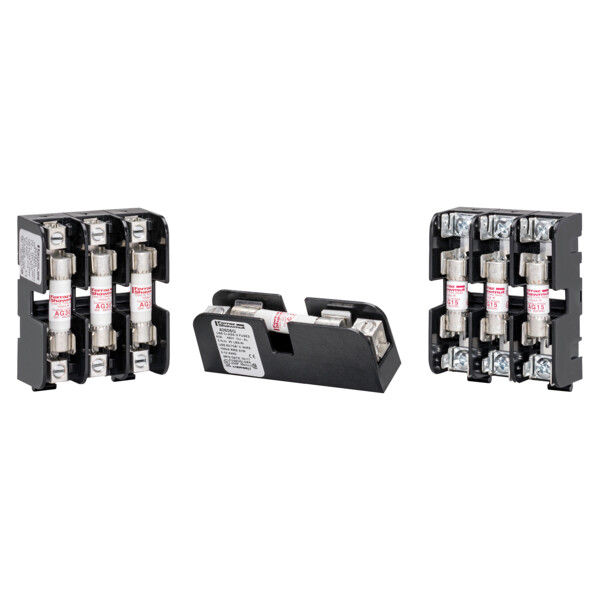 Bloc-fusible 480vac 480vdc classe g 60a 3 pôles boîtier en cuivre - Mersen - Ferraz - 40658G