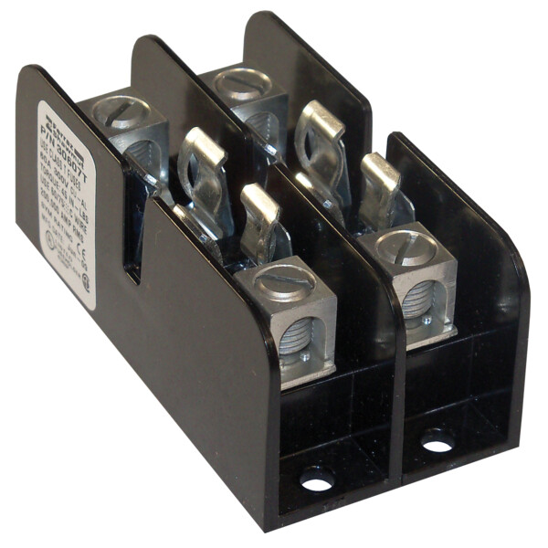 Bloc-fusible 300vac/dc classe t 60a 2pôles boîtier à fermeture clipsée renforcée - Mersen - Ferraz - 30607T