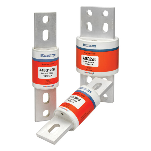 Fusible a4bq classe l action temporisée 600vac 500vdc 650a couteau indicateurta - Mersen - Ferraz - A4BQ650-TA