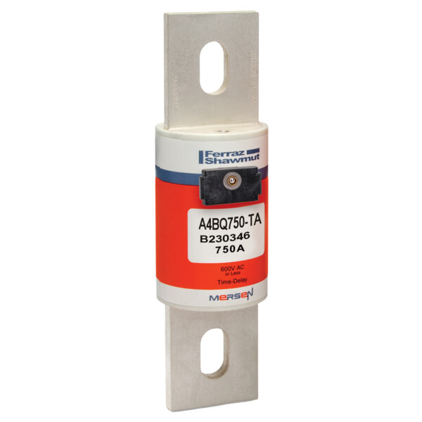 Fusible a4bq classe l action temporisée 600vac 500vdc 750a couteau indicateurta - Mersen - Ferraz - A4BQ750-TA