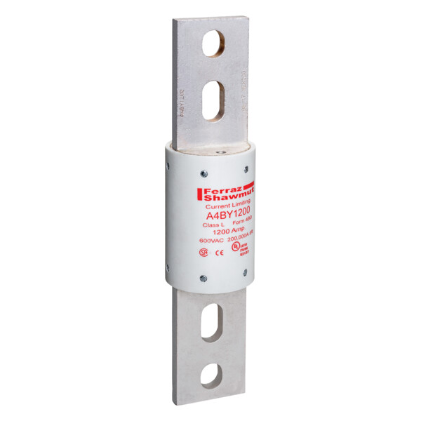 Fusible a4by - classe l - action temporisée 600vac 300vdc 1200a couteau - Mersen - Ferraz - A4BY1200