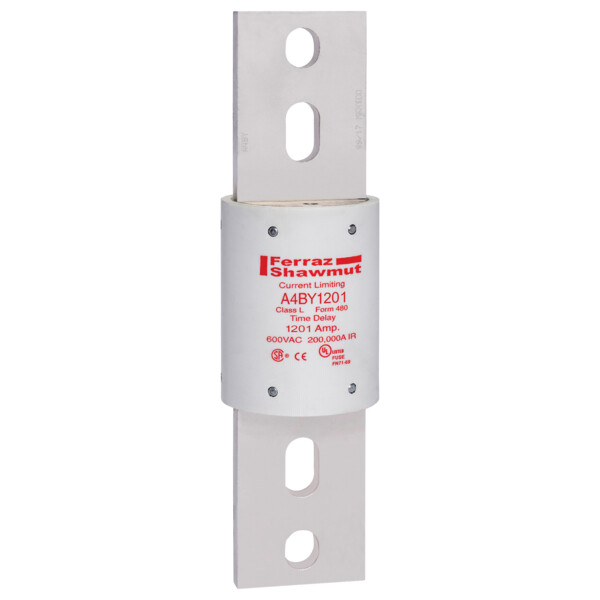 Fusible a4by - classe l - action temporisée 600vac 300vdc 1201a couteau - Mersen - Ferraz - A4BY1201
