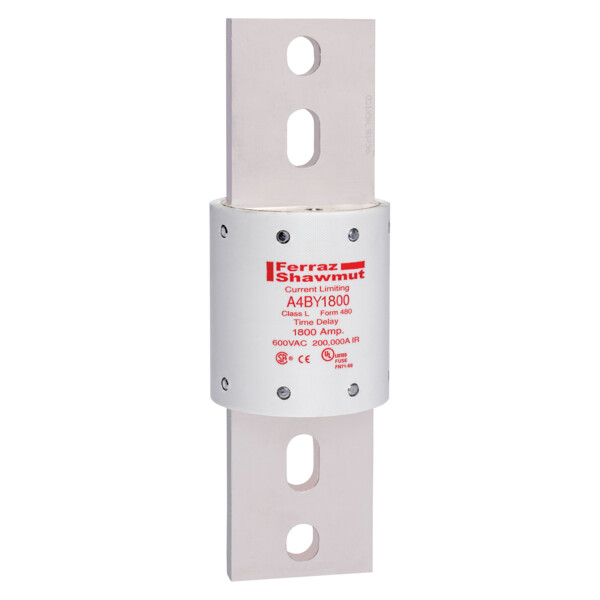 Fusible a4by - classe l - action temporisée 600vac 300vdc 1800a couteau - Mersen - Ferraz - A4BY1800
