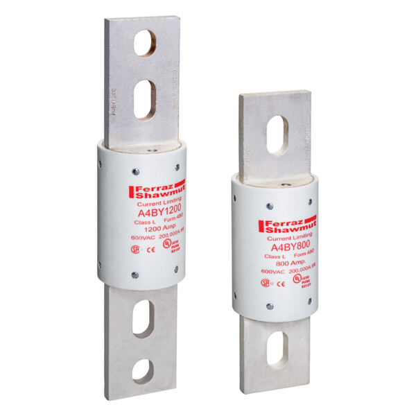 Fusible a4by - classe l - action temporisée 600vac 300vdc 2000a couteau - Mersen - Ferraz - A4BY2000