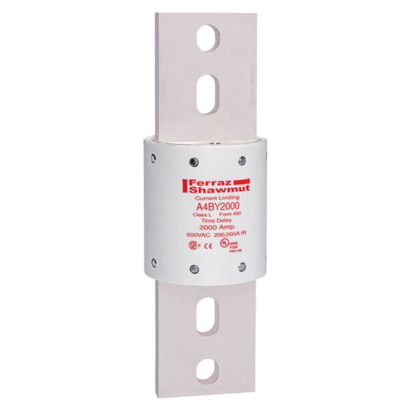 Fusible a4by - classe l - action temporisée 600vac 300vdc 2000a couteau - Mersen - Ferraz - A4BY2000