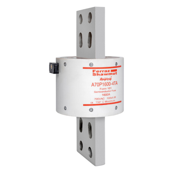 Fusible ultra rapide a70p 700vac 650vdc 1600a boulonné couteau indicateur ta - Mersen - Ferraz - A70P1600-4TA