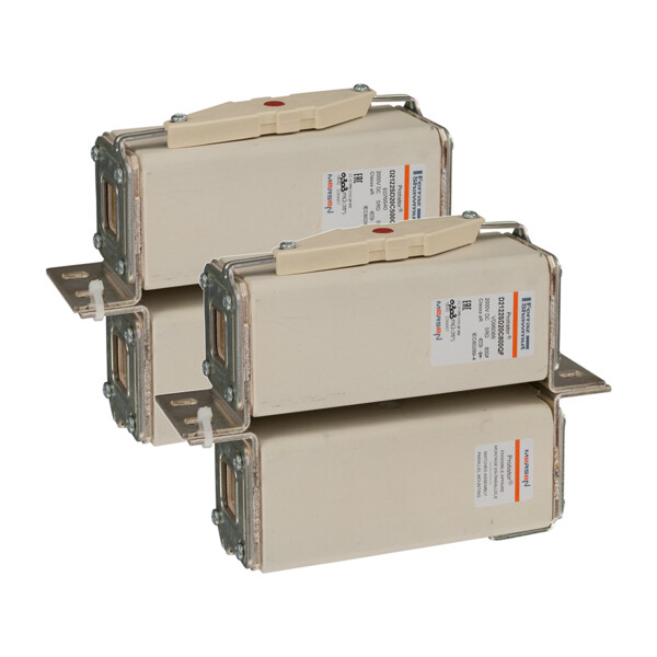 Fusible ultra rapide 2x122 ar 2000vdc cei 500a percuteur Équerres - Mersen - Ferraz - E076640