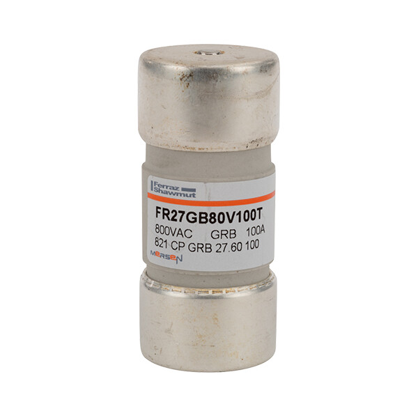 Fusible cylindrique ultra rapide 27x60 gr 800vac 100a - percuteur - Mersen - Ferraz - D221447