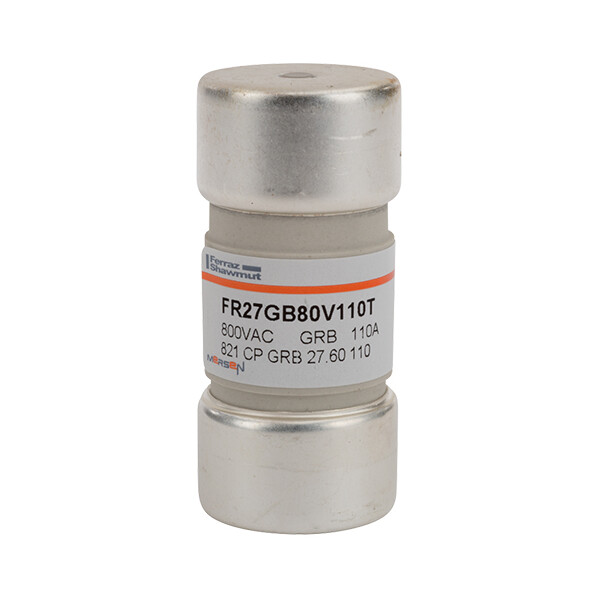 Fusible cylindrique ultra rapide 27x60 gr 800vac 110a - percuteur - Mersen - Ferraz - E221448