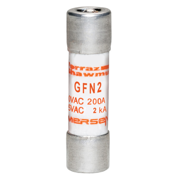 Fusible gfn - midget - action temporisée 250vac 2a capsule indicateur visuel - Mersen - Ferraz - GFN2