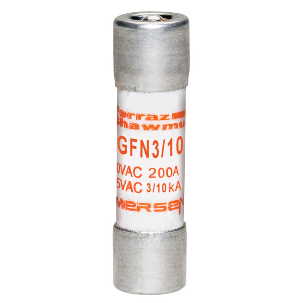 Fusible gfn - midget - action temporisée 250vac 0.3a capsule indicateur visuel - Mersen - Ferraz - GFN3/10