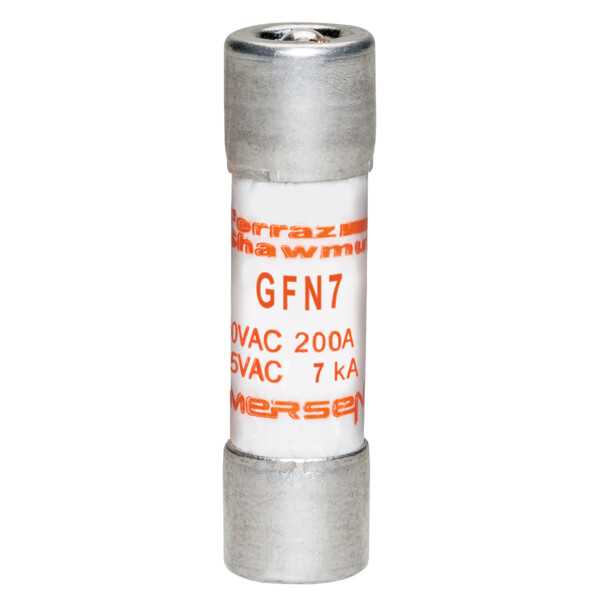 Fusible gfn - midget - action temporisée 250vac 7a capsule indicateur visuel - Mersen - Ferraz - GFN7