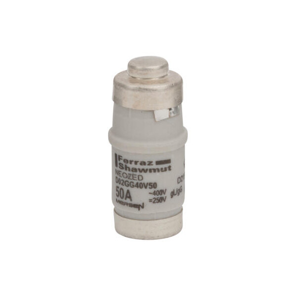 Fusible neozed d0 gg, 400vac, d02, 50a, blanc - Mersen - Ferraz - D215191J