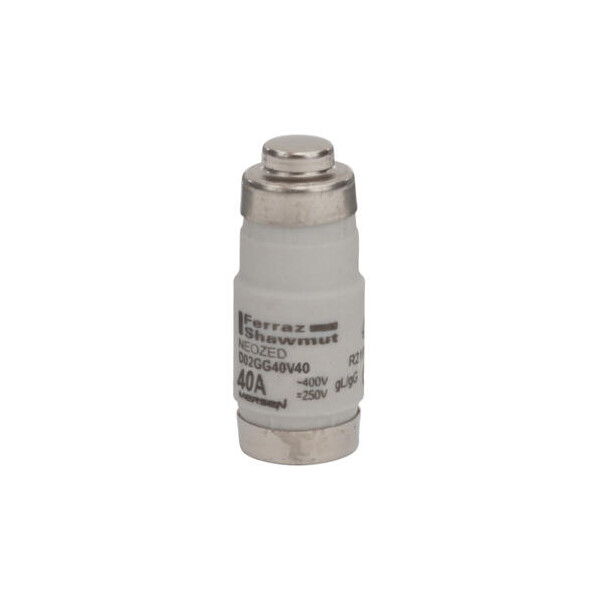 Fusible neozed d0 gg, 400vac, d02, 35a, noir - Mersen - Ferraz - Q1028666
