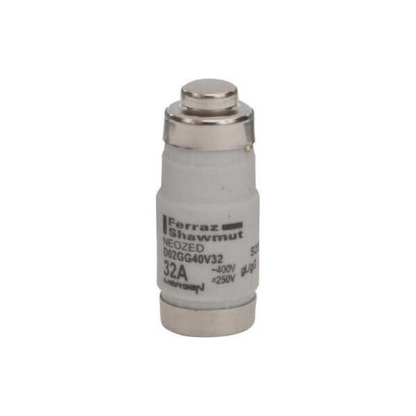 Fusible neozed d0 gg, 400vac, d02, 32a, noir - Mersen - Ferraz - S227647J