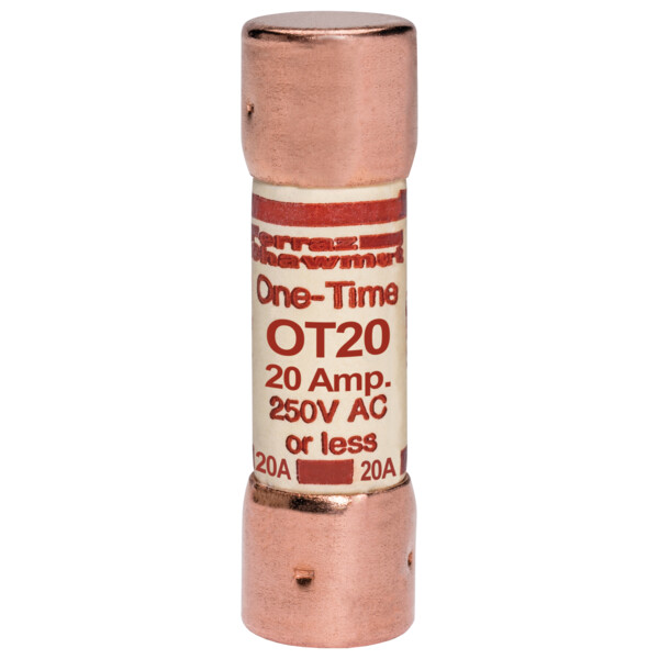 Fusible ot - classe k5 - action rapide 250vac 250vdc 20a capsule - Mersen - Ferraz - OT20