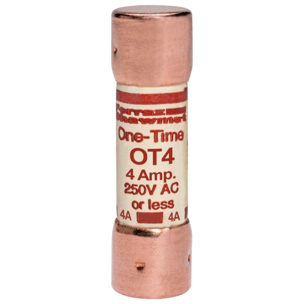 Fusible ot - classe k5 - action rapide 250vac 250vdc 4a capsule - Mersen - Ferraz - OT4