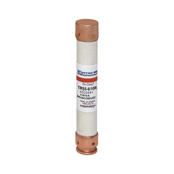 Fus - ul/csa - class rk5 - trs series - tempo - 600vac - 5.6a - Mersen - Ferraz - TRS5-6/10R