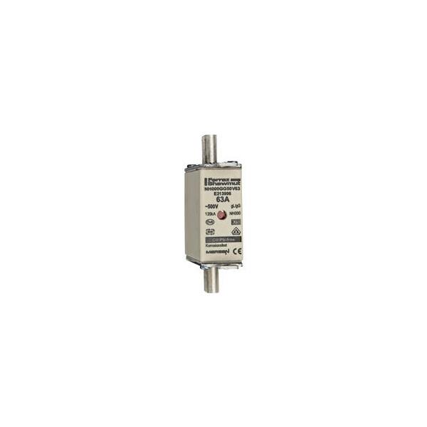 Fus - cei - din nh - 000 - gg - 500vac - 63a - indicateur - Mersen - Ferraz - E213996C