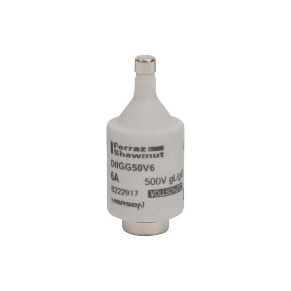 Fusible bouteille dii gg 6a - 500v - flink - Mersen - Ferraz - B222917