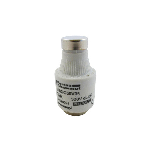 Fusible bouteille diii gg 35a - 500v - flink - Mersen - Ferraz - C214063