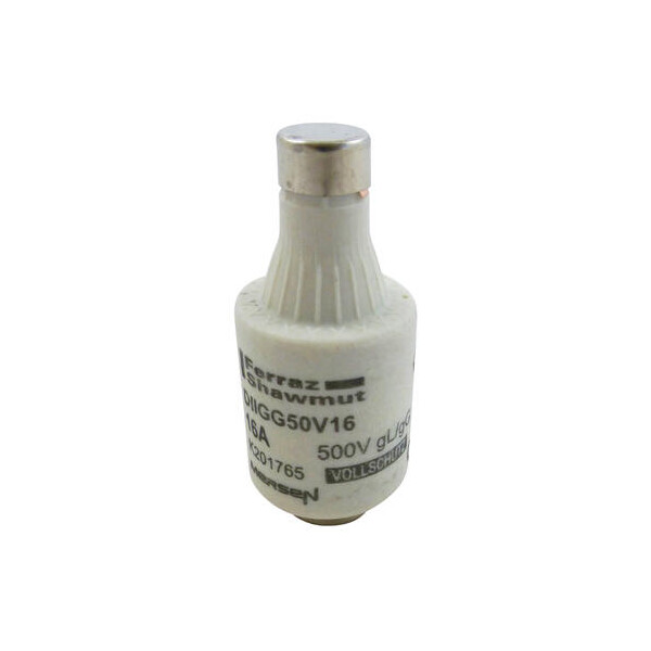 Fusible bouteille dii gg 16a - 500v - flink - Mersen - Ferraz - K201765