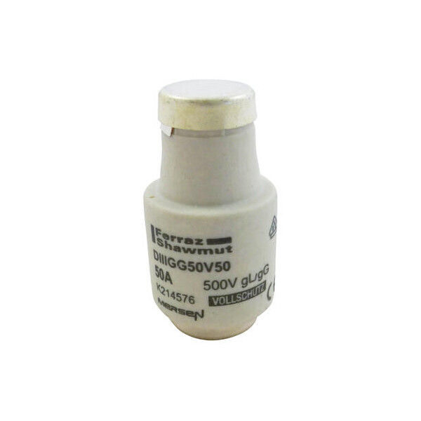 Fusible bouteille diii gg 50a - 500v - flink - Mersen - Ferraz - K214576