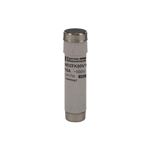 Fusible bouteille ndz gg 10a - 500v - flink - Mersen - Ferraz - L201766