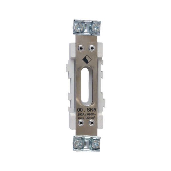 Neutral conductor-support, size 00/200a clamp stamps 2,5-50mm2 - Mersen - Ferraz - M1046005