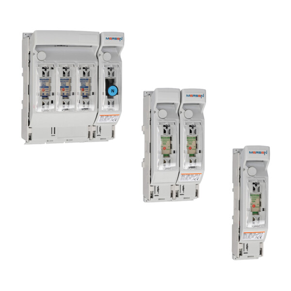 Multibloc 00.st8 size 00 / 160a, 1-pole al/cu clamps - Mersen - Ferraz - F1022999