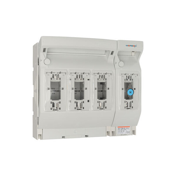Multibloc 1.st8  size 1 / 250a, 4-pole n = solid link / pole 4, leading/lagging - Mersen - Ferraz - V1002128