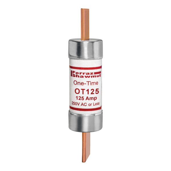 Fusible ot - classe k5 - action rapide 250vac 250vdc 125a couteau - Mersen - Ferraz - OT125