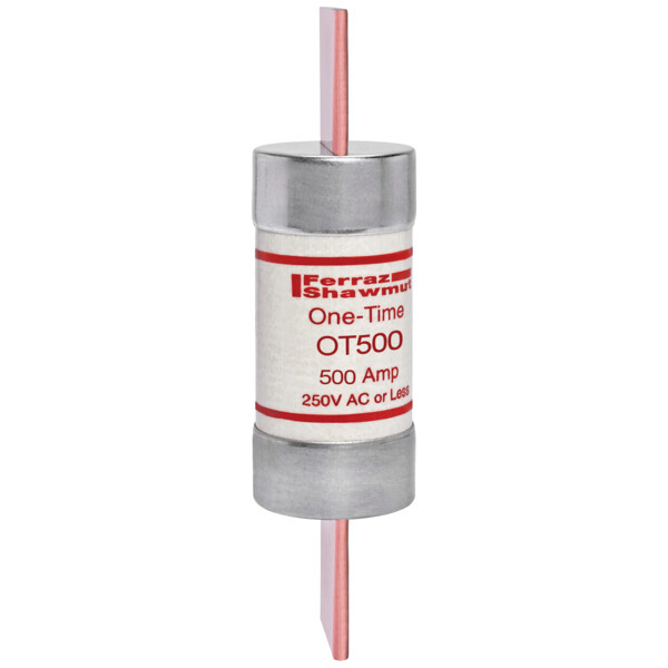 Fusible ot - classe k5 - action rapide 250vac 250vdc 500a couteau - Mersen - Ferraz - OT500