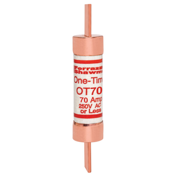 Fusible ot - classe k5 - action rapide 250vac 250vdc 70a couteau - Mersen - Ferraz - OT70