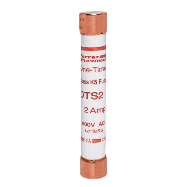 Fusible ots - classe k5 - action rapide 600vac 300vdc 2a capsule - Mersen - Ferraz - OTS2