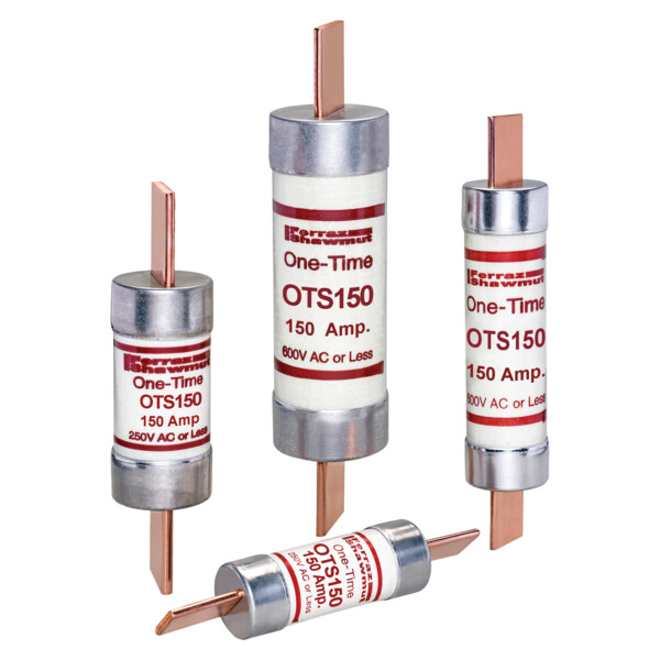 Fusible ots - classe k5 - action rapide 600vac 300vdc 150a couteau - Mersen - Ferraz - OTS150