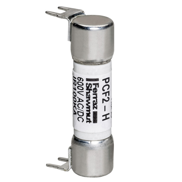 Fusible pcf - midget - action rapide 600vac 600vdc 2a montage double trou - Mersen - Ferraz - PCF2-H