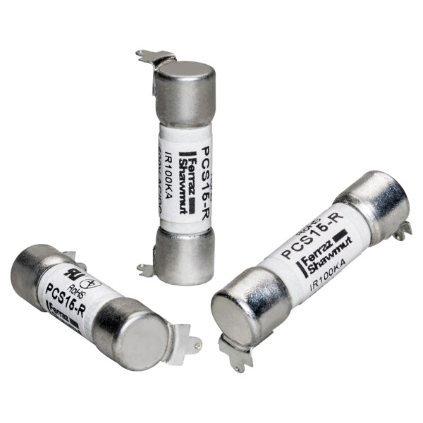 Fusible pcs - midget - action rapide 600vac 600vdc 30a montage par encoches - Mersen - Ferraz - PCS30-R