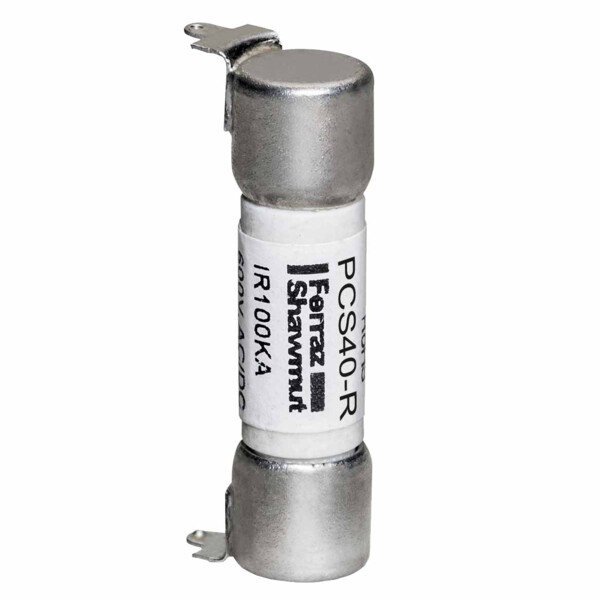 Fusible pcs - midget - action rapide 600vac 600vdc 40a montage par encoches - Mersen - Ferraz - PCS40-R