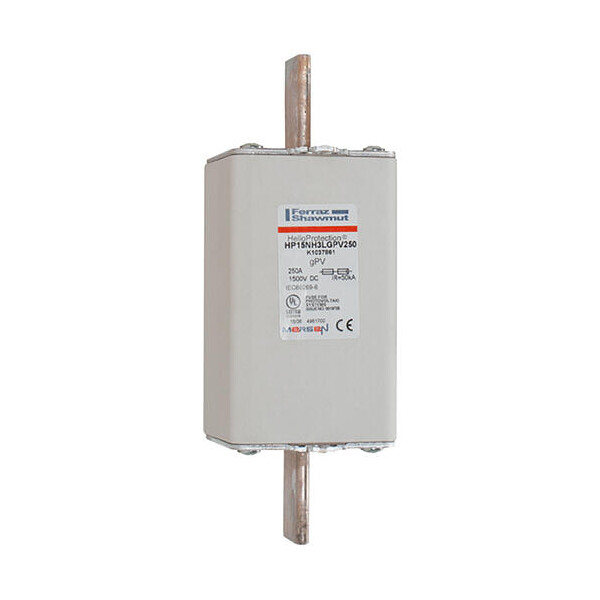 Fusible nh3l gpv 250a  - 1500v - Mersen - Ferraz - K1037861