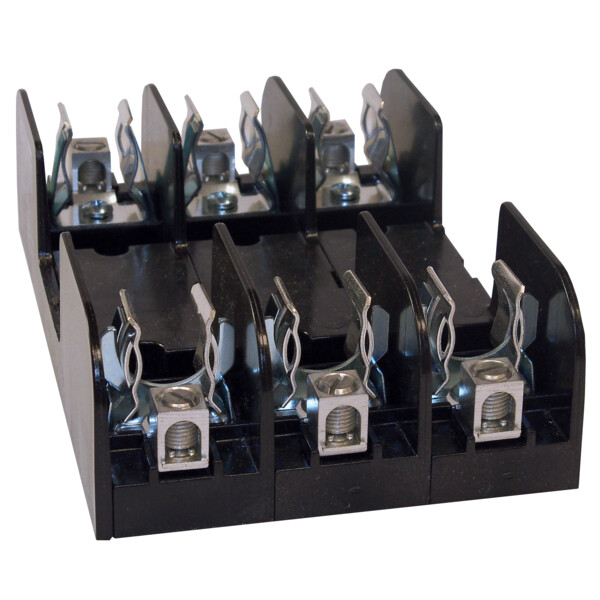 Bloc-fusible 600vac/dc classe r 60a 3pôles boîtier à fermeture clipsée renforcée - Mersen - Ferraz - 60608R