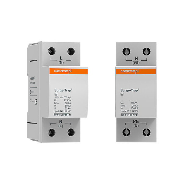 Parafoudre type 1, 50ka, uc275v, l-n ln, 1 pôle, 2 mods, monobloc - Mersen - Ferraz - 83010100