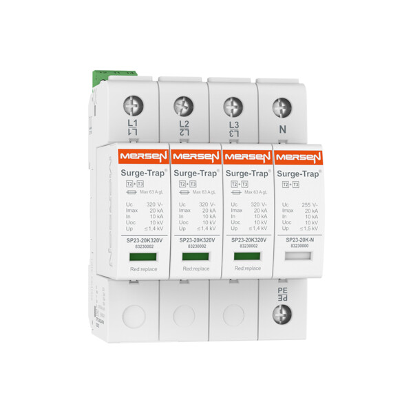 Parafoudre cartouche type 2+3, 20ka, uc320v - Mersen - Ferraz - 83230002