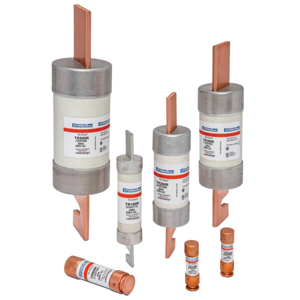 Fusible tr-r classe rk5 action temporisée 250vac 160vdc 25a capsule smartspot® - Mersen - Ferraz - TR25RID