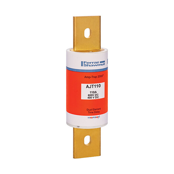 Fusible tempo ajt v :  600 ac / 500 dc calibre a : 110 41x146 - Mersen - Ferraz - AJT110