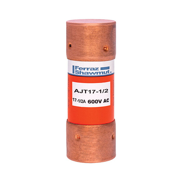 Fusible tempo ajt v :  600 ac / 500 dc calibre a : 17,5 21 x 57 - Mersen - Ferraz - AJT17-1/2